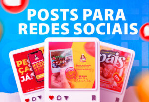 Eu vou Criar Posts Profissionais para Redes Sociais