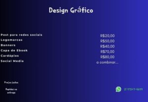 Eu vou fazer o design do seu negócio