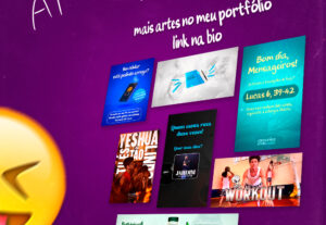 Eu vou criar 10 artes para qualquer rede social por 50 reais