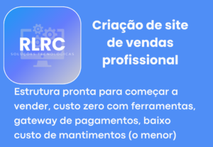 Eu vou fazer um site profissional de vendas com o menor cust...