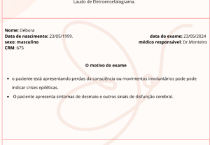 Eu vou digitar laudos para você