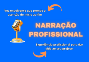 Eu vou dar voz ao seu projeto com narração profissional