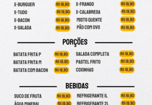 Eu vou criar cardápios profissionais para seu negócio