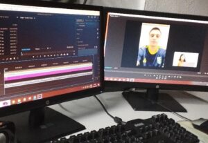 Eu vou editar vídeos institucionais e entretenimento