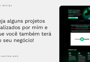 Eu vou desenvolver a landing page para seu produto