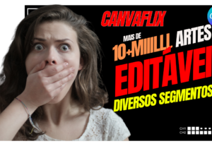 Eu vou criar 10 mil artes editáveis no canva para você.