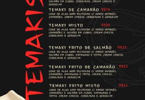 Eu vou fazer o cardápio para seu restaurante