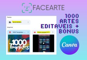 Eu vou liberar 1000 artes editaveis no canva