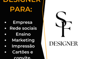 Eu vou criar designers para sua empresa, rede sociais...