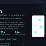 Eu vou criar Websites Profissionais e Sistemas Web.