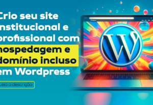 Eu vou fazer um site institucional.