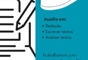 Eu vou fazer qualquer redação para você