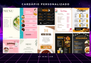 Eu vou criar um cardápio para seu estabelecimento