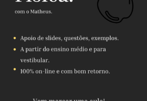Eu vou te entregar slides e artigos sobre a matéria de Físic...