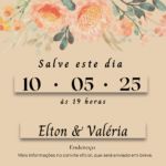 Eu vou fazer seu convite de festas, casamento, chá de bebê