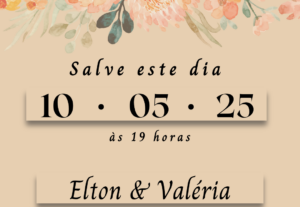 Eu vou fazer seu convite de festas, casamento, chá de bebê
