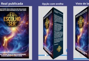 Eu vou fazer uma Capa de Livro profi. nas medidas corretas