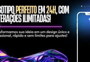 Eu vou criar seu logotipo profissional em apenas 24h