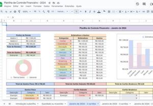 Eu vou criar planilhas personalizadas no Excel.