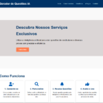 Eu vou desenvolver ladingPages e aplicações Web similares.