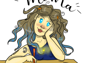 Eu vou ilustrações criativas com traços únicos
