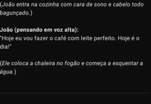 Eu vou Criar qualquer tipo de roteiros