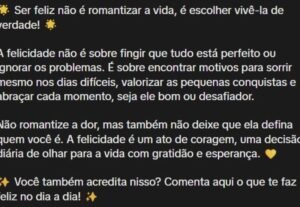 Eu vou fazer os melhores textos para suas redes sociais.