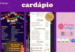 Eu vou criar um cardápio incrível