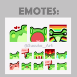 Eu vou ilustrar o seus emotes