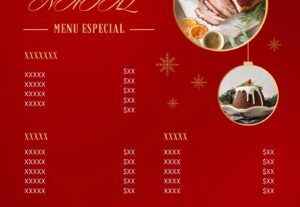 Eu vou criar cardápios com ou sem temas para chamar atenção.