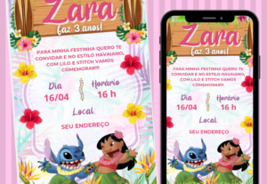 Eu vou Fazer um convite Interativo Digital para você revende...