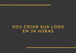 Eu vou criar sua logotipo ou seu banner em 24 horas