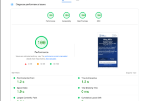 Eu vou fazer uma análise para otimização do seu site.