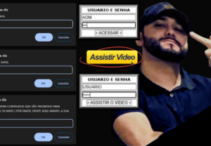 Eu vou criar 6 códigos de segurança e acesso, para o seu sit...