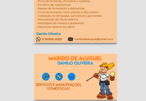 Eu vou fazer o seu cartão de visita personalizado