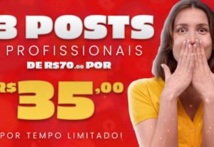 Eu vou fazer Posts Profissionais e Virais