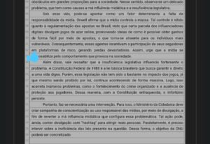 Eu vou corrigir sua redação da melhor forma.