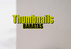 Eu vou fazer miniaturas para youtube