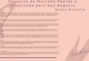 Eu vou Fazer pesquisa de Mercado Rápida e Atualizada