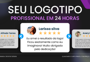 Eu vou criar seu Logotipo profissional em 24 horas.