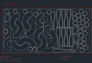 Eu vou fazer o layout de suas peças para o corte laser.