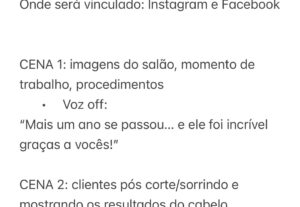 Eu vou fazer o seu roteiro