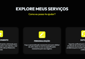 Eu vou desenvolver seu site completo.