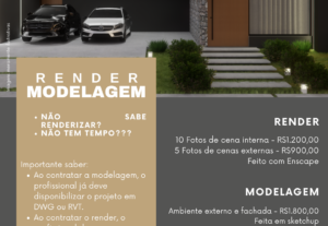 Eu vou modelar a fachada do seu projeto