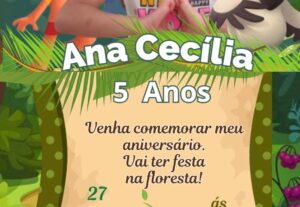 Eu vou fazer seu convite virtual