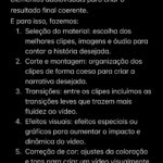 Eu vou fazer a edição do seu vídeo