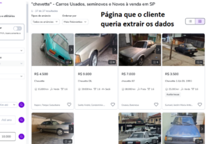 Eu vou desenvolver robôs automatizados para consultas online