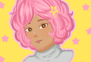 Eu vou desenhar um personagem para você