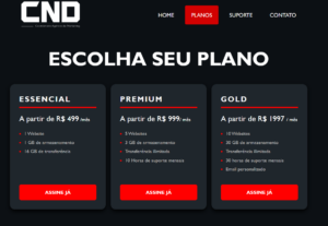 Eu vou criar sua landing page