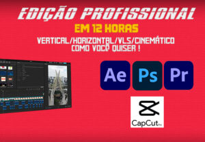 Eu vou editar seu vídeo profissionalmente em até 12 horas